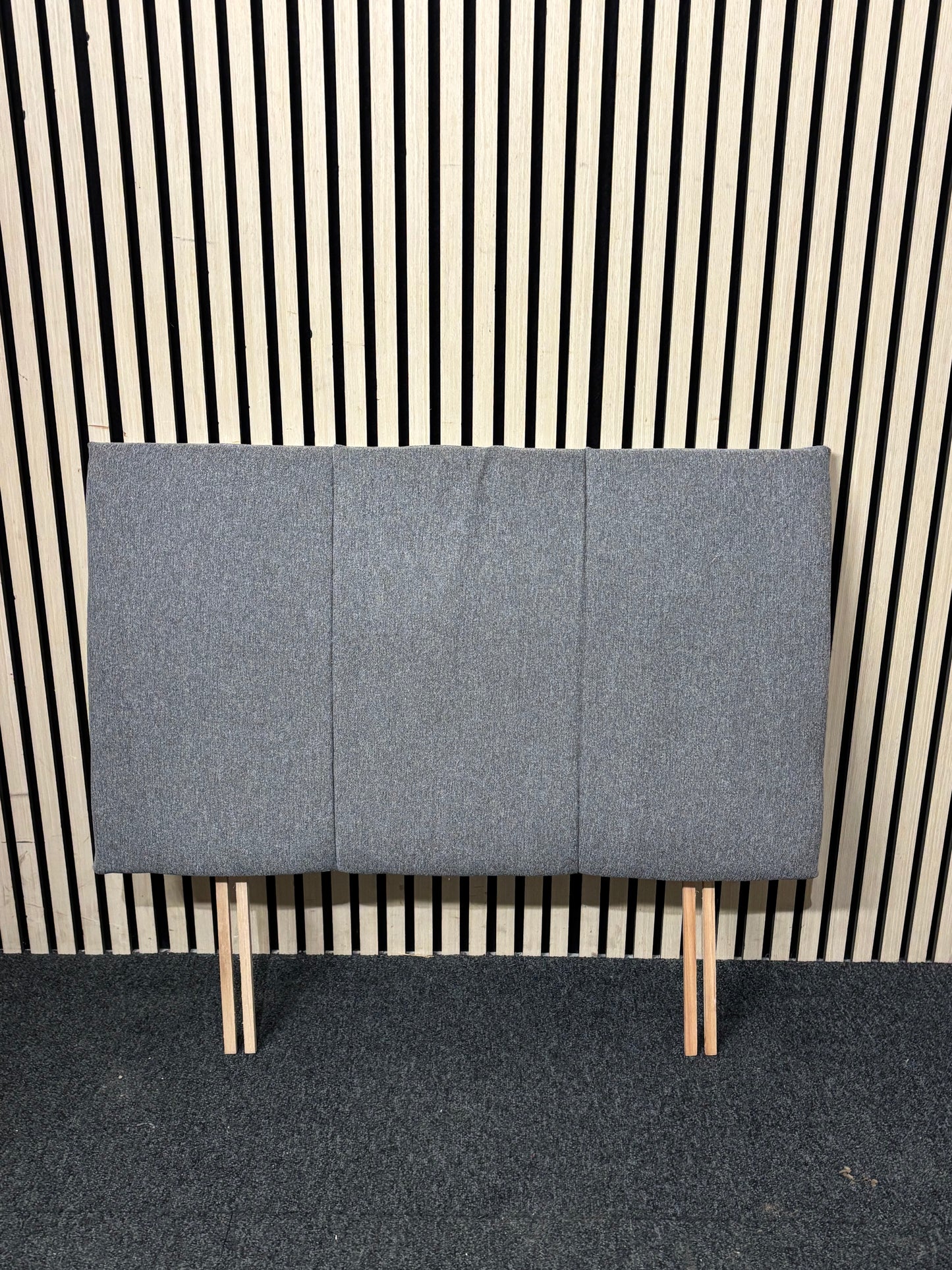 3ft charcoal fabric headboard 3126