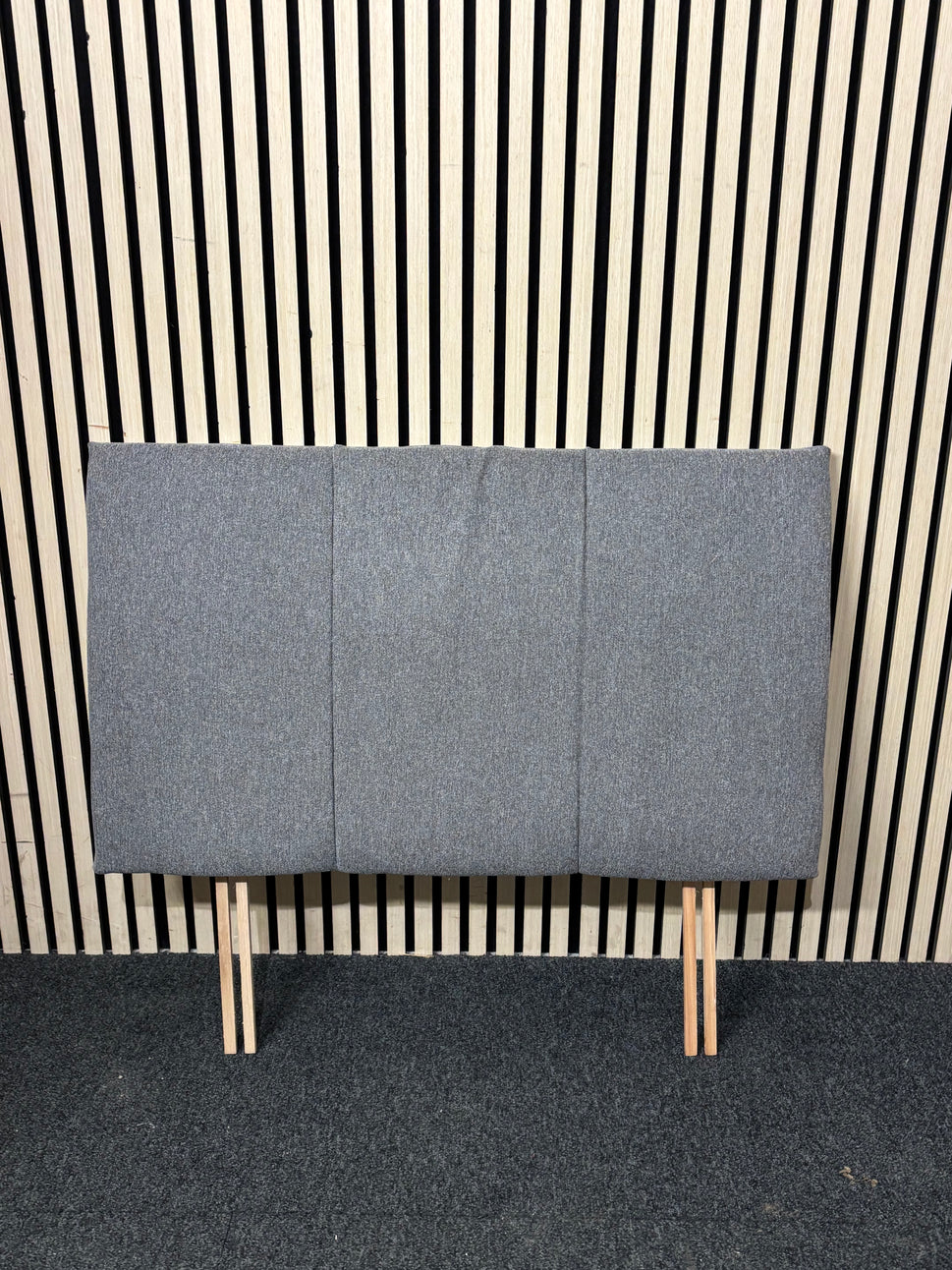 3ft charcoal fabric headboard 3126