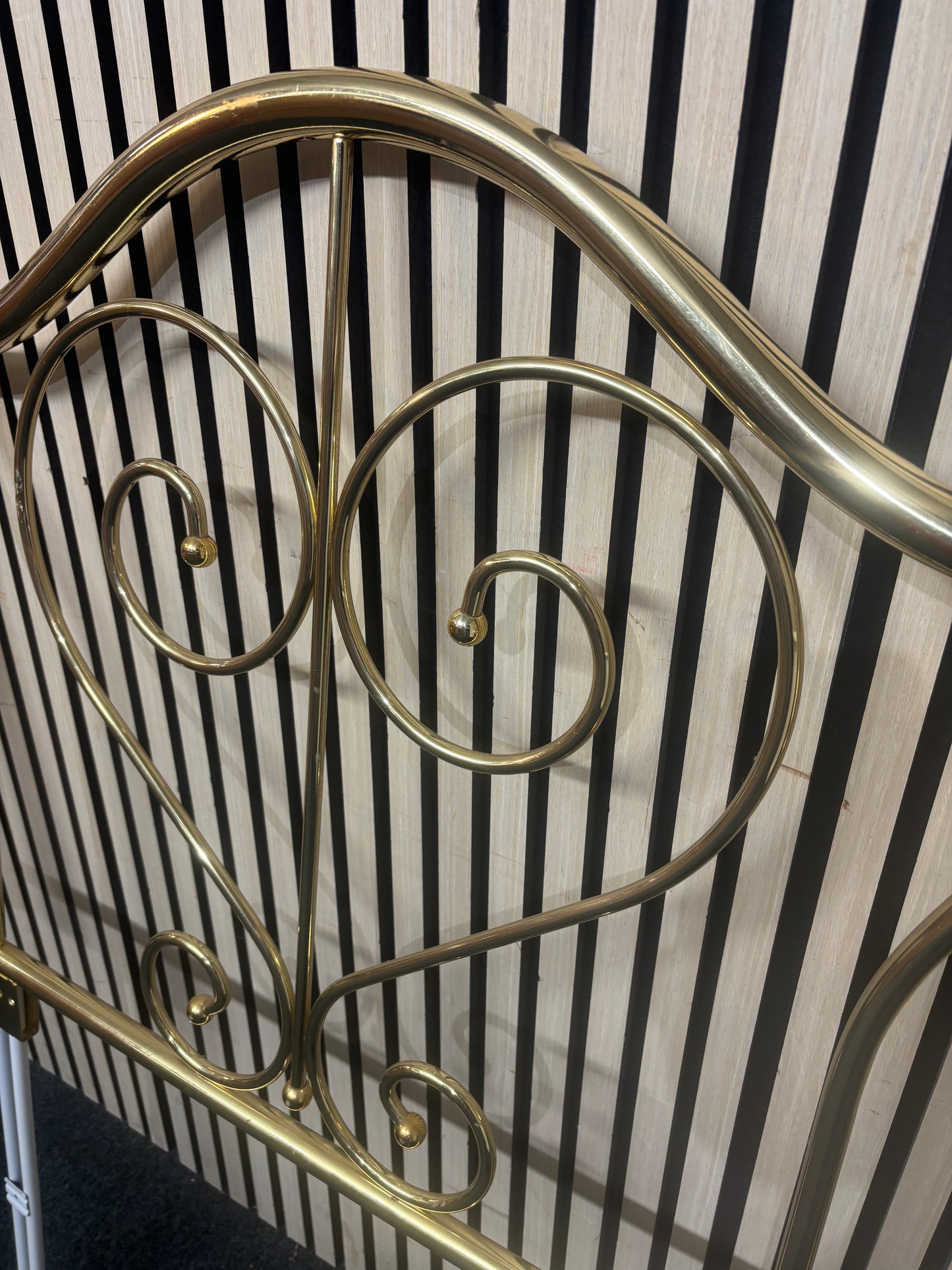 3ft brass headboard 3126