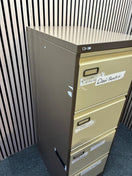 Switch Tall 4 drawer coffee cream filing cabinet 2 image