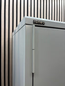 Switch Tall Roneo 2 door grey  steel storage unit with internal shelves and key 92Wx46Dx183H 2 image