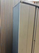 Switch Tall Twinlock 2 door bifold  steel storage unit with internal shelves and key 100Wx50Dx191H 2 image