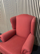 Switch Red fabric solid wooden framed armchair 3126 2 image