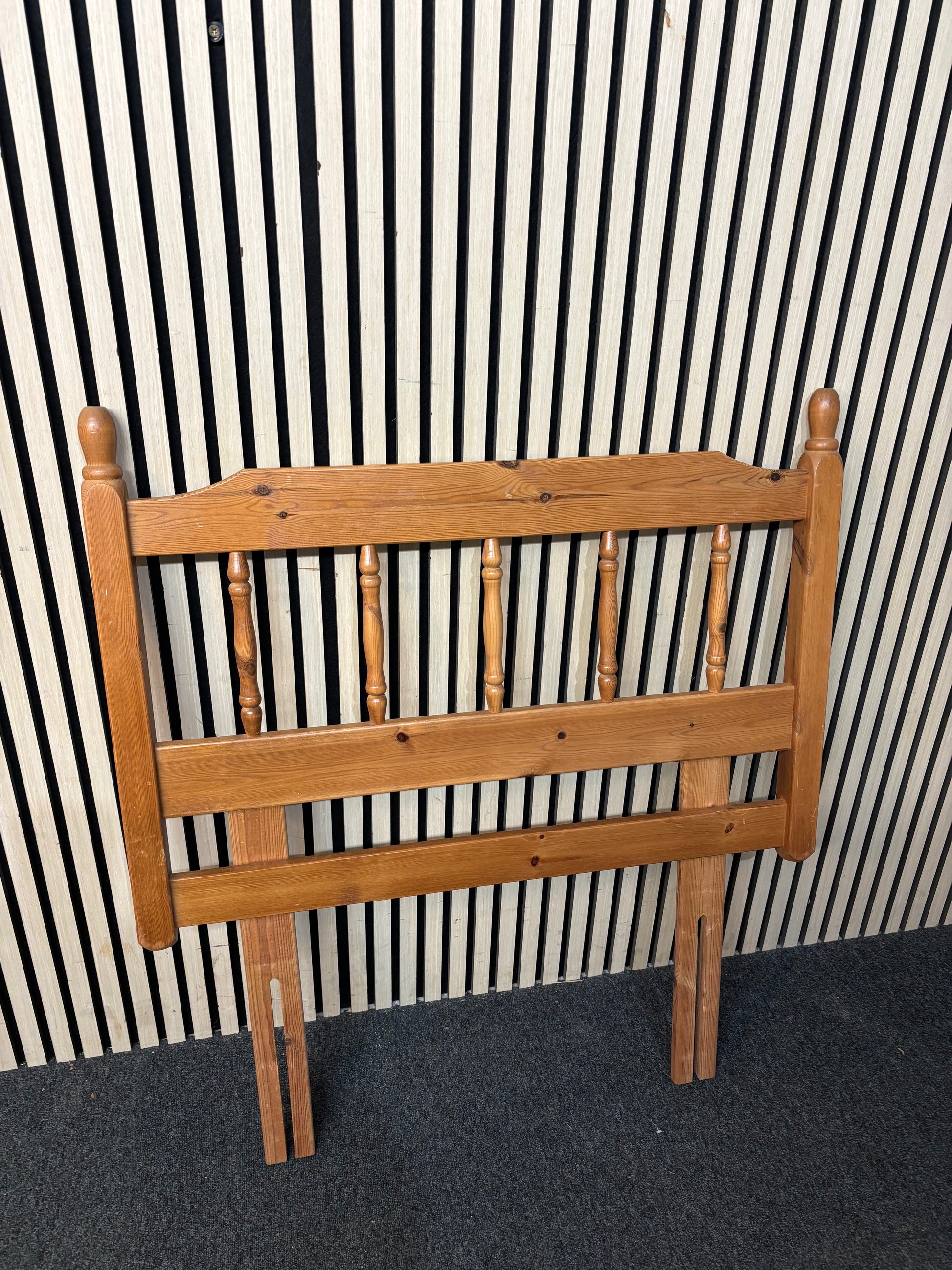 3ft pine framed headboard 3126