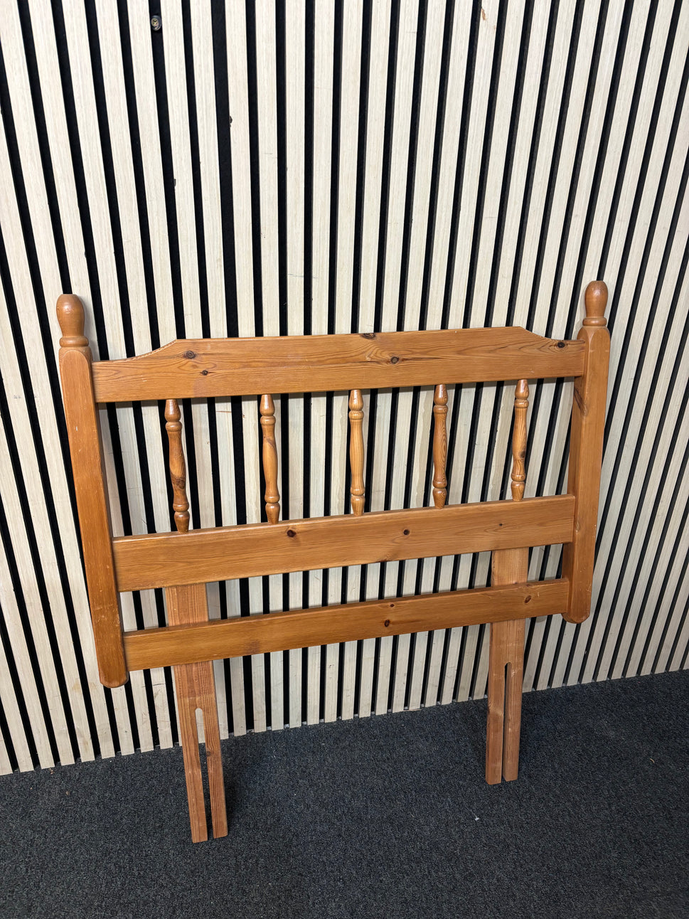 3ft pine framed headboard 3126