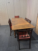 Switch Large mahogany wooden extendable dining table(W 144, 224 extnd x D 90 cm) 3126 2 image