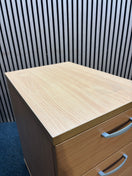 Switch Wooden 600 desk high pedestal (600mm deep) in beech 2 image
