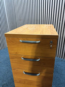 Switch Wooden 600 desk high pedestal (600mm deep) - Cherry 3 image