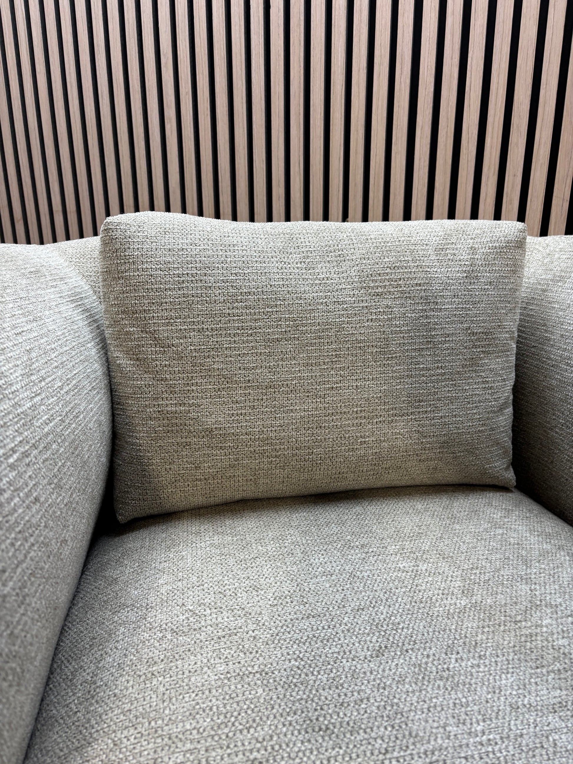 Ebony soft fabric single sofa armchair
