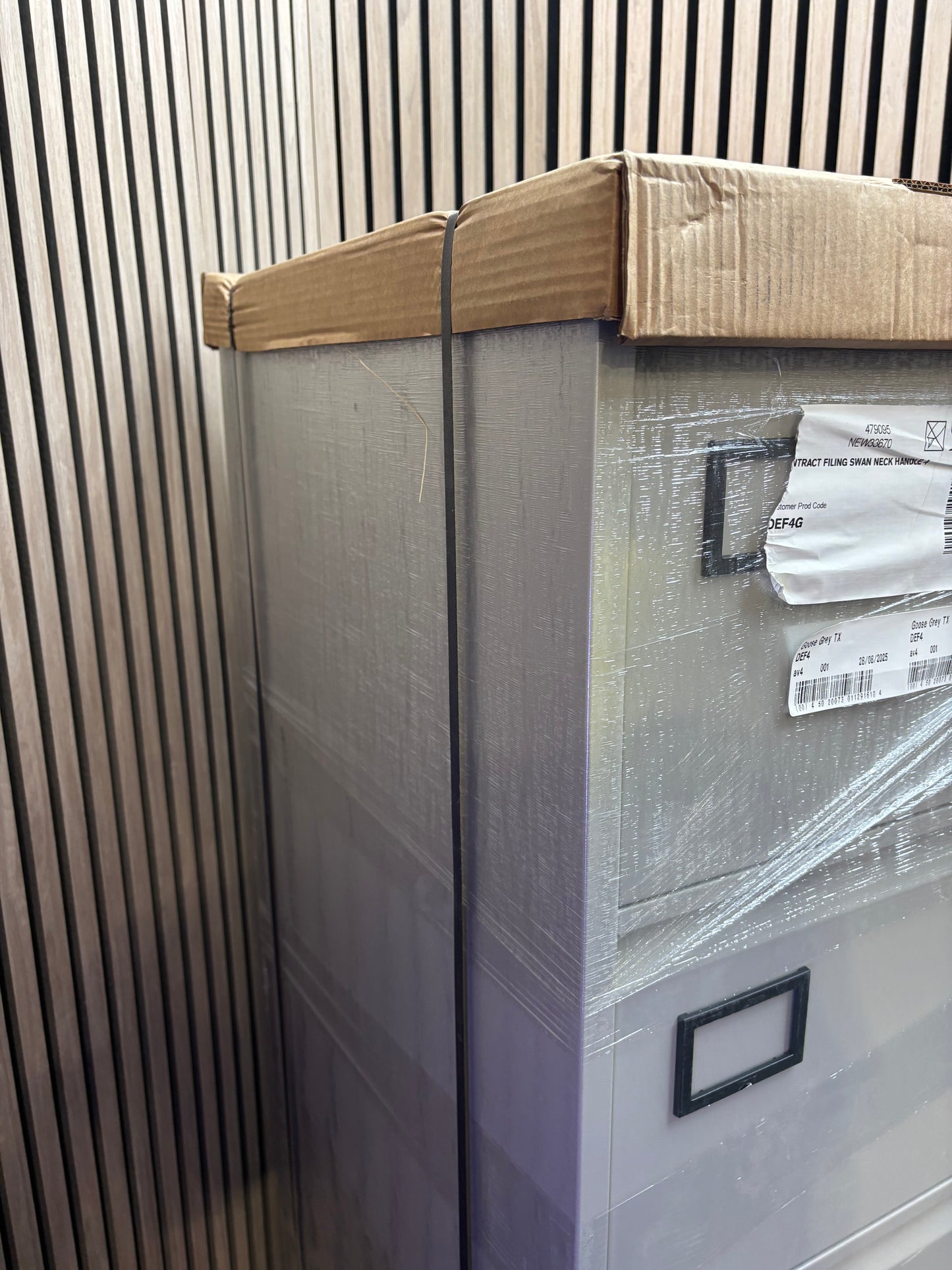 NEW Bisley PSF 4 drawer filing cabinet Goose Grey