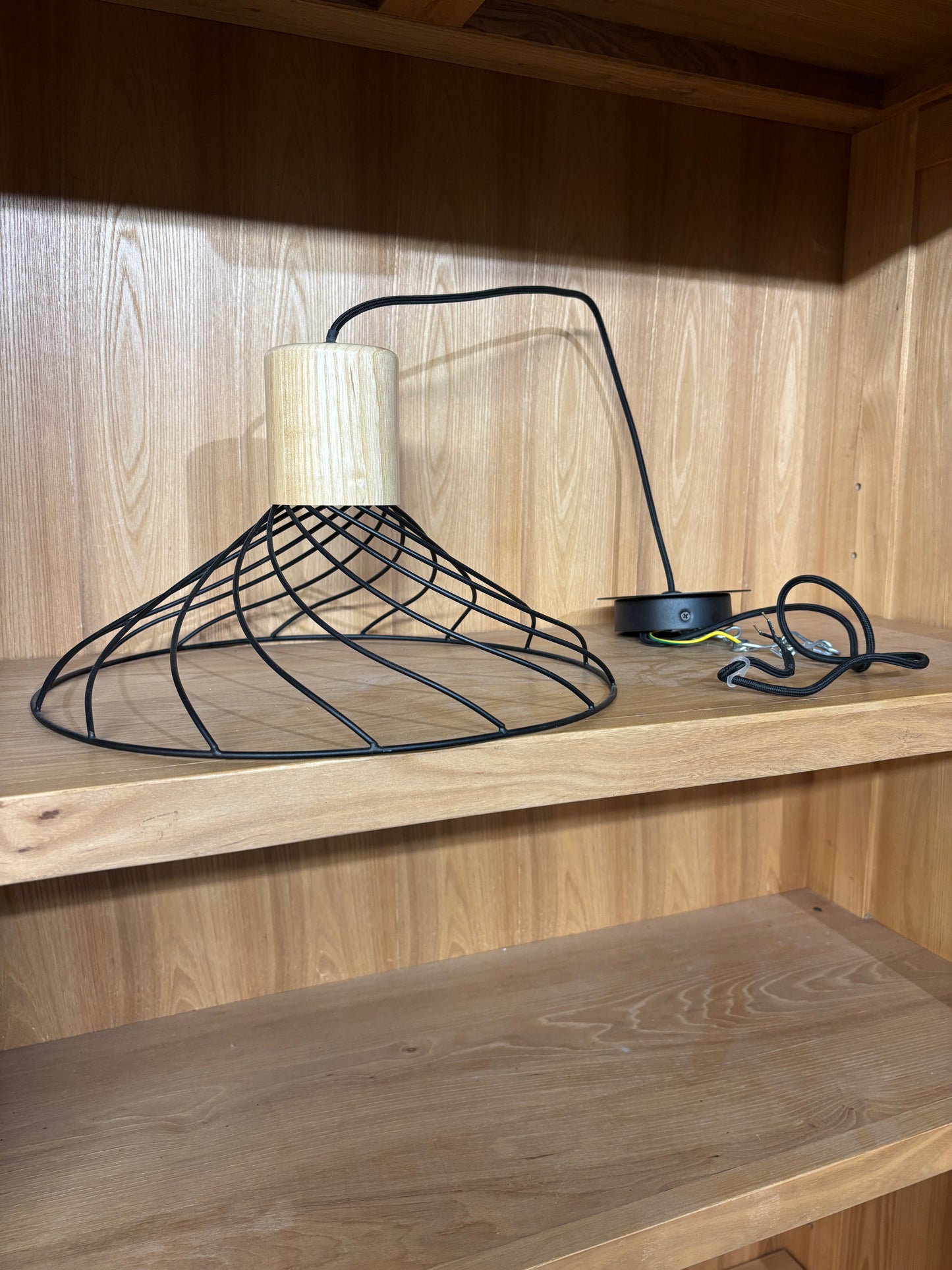 Reno ceiling light black large 4224