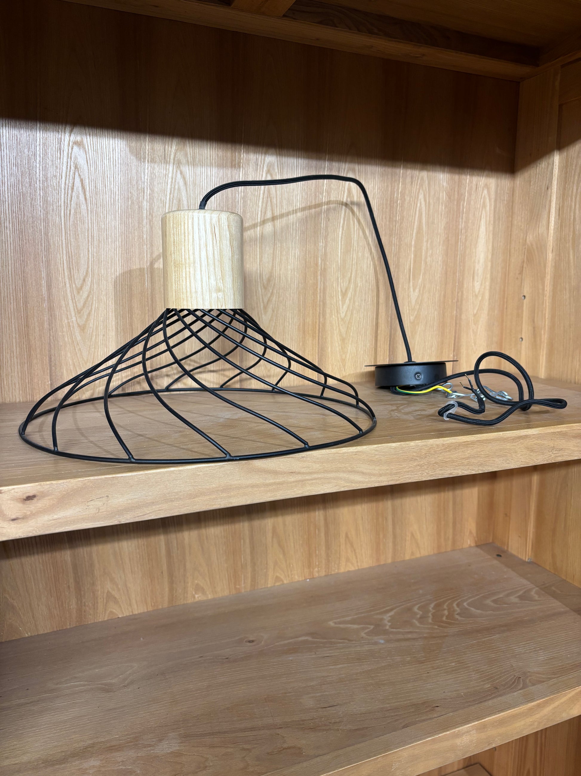 Reno ceiling light black large 4224