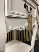 Switch Ornate 1 drawer cream painted bedside table with shelf (H 71 x W 48 x D 39 cm) 2226 3 image