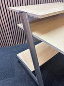 Switch Maple laminate PC desk on castors (W 90 x D 50 cm) 2226 3 image