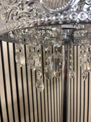 Switch Tall metal lamp with ornate lampshade 2226 3 image