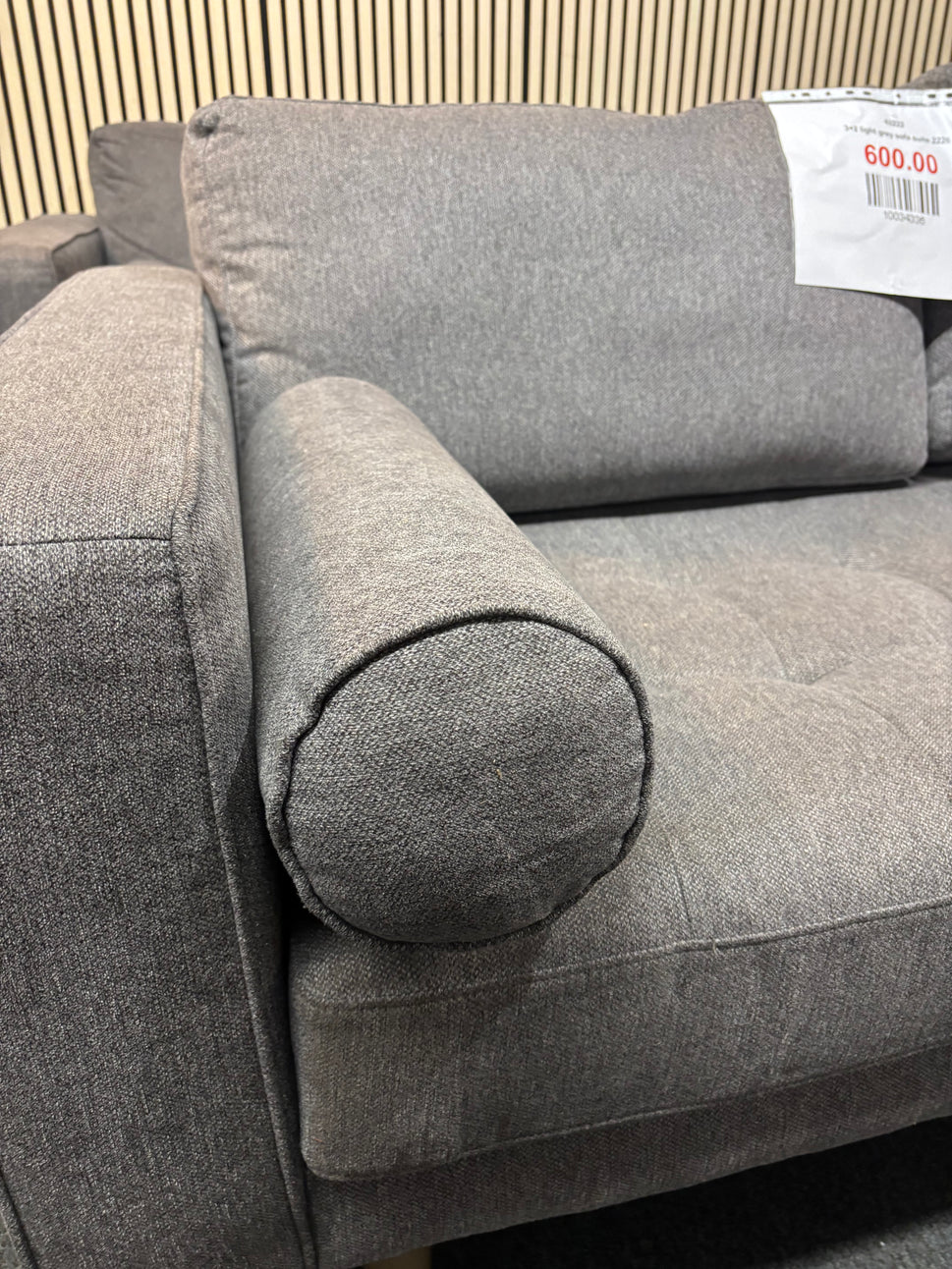 3+2 light grey sofa suite 2226