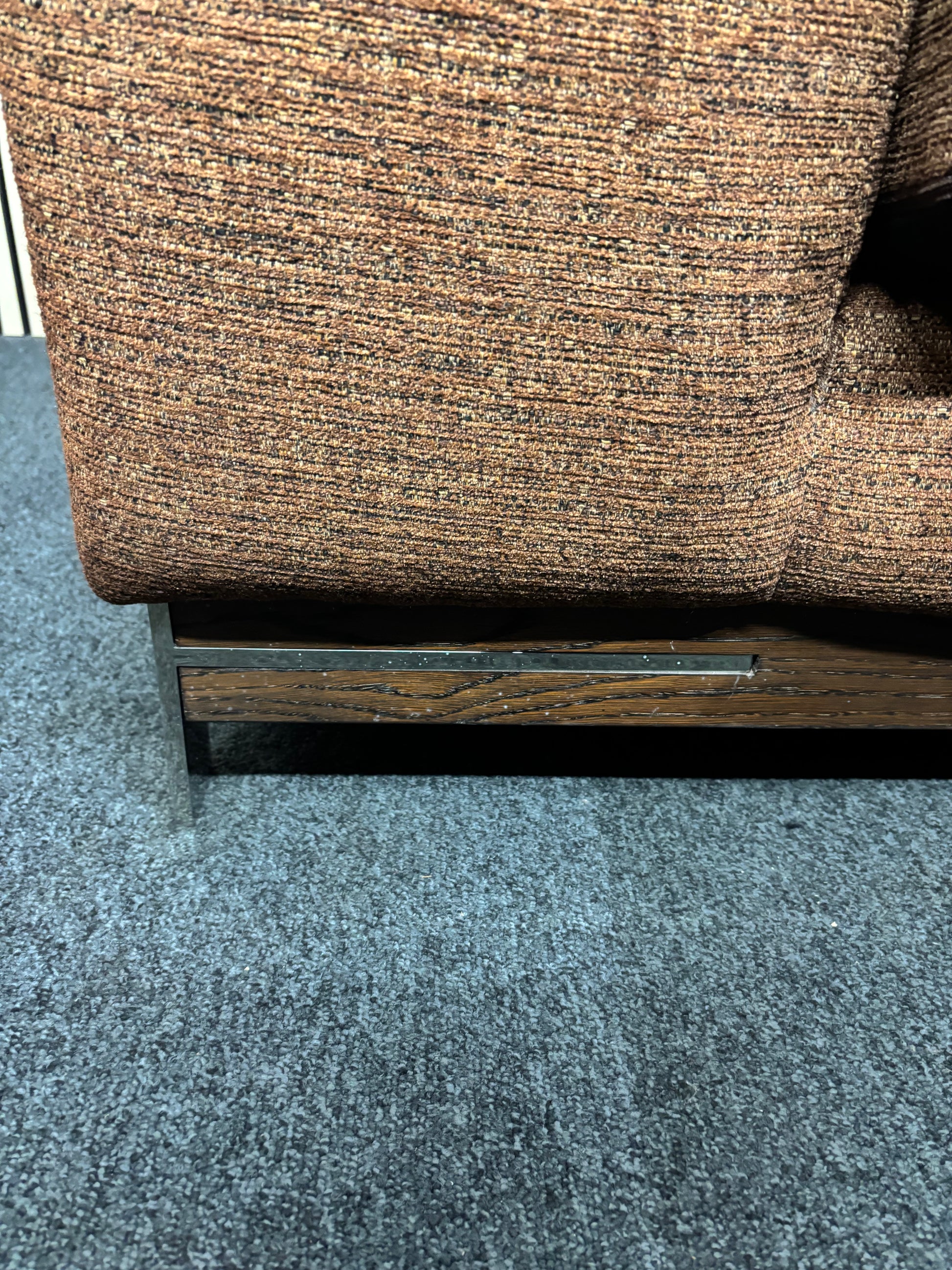 3+2 dark brown fabric suite 2226