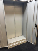 Switch Large grey metal 2 door storage unit AZ72 3 image