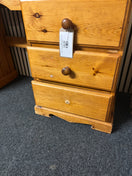 Switch Solid pine 6 drawer dressing table with dresser mirror (H 70 x W 143 x D 42 cm) 43637 3 image
