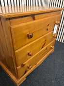Switch Solid pine 3 drawer chest of drawers (H 65 x W 78 x D 42 cm) 43638 2 image