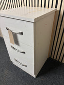 Switch White wooden 3 drawer bedside locker 43651 3 image