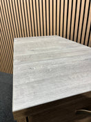 Wooden 800 desk high pedestal  (800mm deep) - Grey Oak