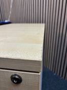 Switch Wooden 800 desk high pedestal (800mm deep) - Maple 3 image