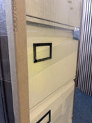 Switch NEW  Dams 4 drawer contract filing cabinet Coffee/Cream 2 image