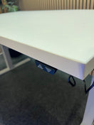 NEW Elevate twin motor height adjustable desk frame in silver with chosen desk tops from 1400-1600L in a choice of colours