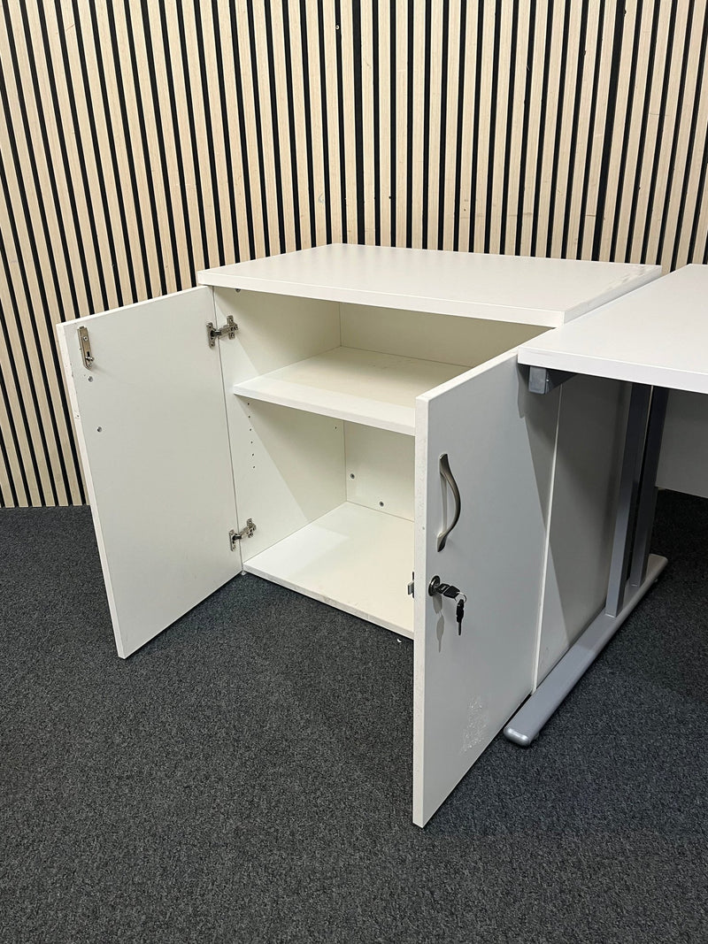 Universal double door cupboard 740mm high with 1 shelf (740mm High x 800mm Wide x 470mm Deep) - image 2