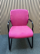 Switch Wine fabric cantilever framed boardroom chair 2 image