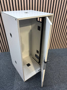 White wooden small 1 door storage unit (H 80 x W 40 x D 40 cm)