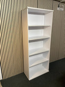IB2000BCH (BRAND NEW AVAILABLE IN WHITE OR BEECH ONLY) 2000H Bookcase, 5 Adjustable Shelves, 2000H x 400D x 800W
