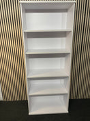 IB2000BCH (BRAND NEW AVAILABLE IN WHITE OR BEECH ONLY) 2000H Bookcase, 5 Adjustable Shelves, 2000H x 400D x 800W