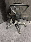 Switch Second Hand black fabric swivel chair with fixed loop arms 2 image