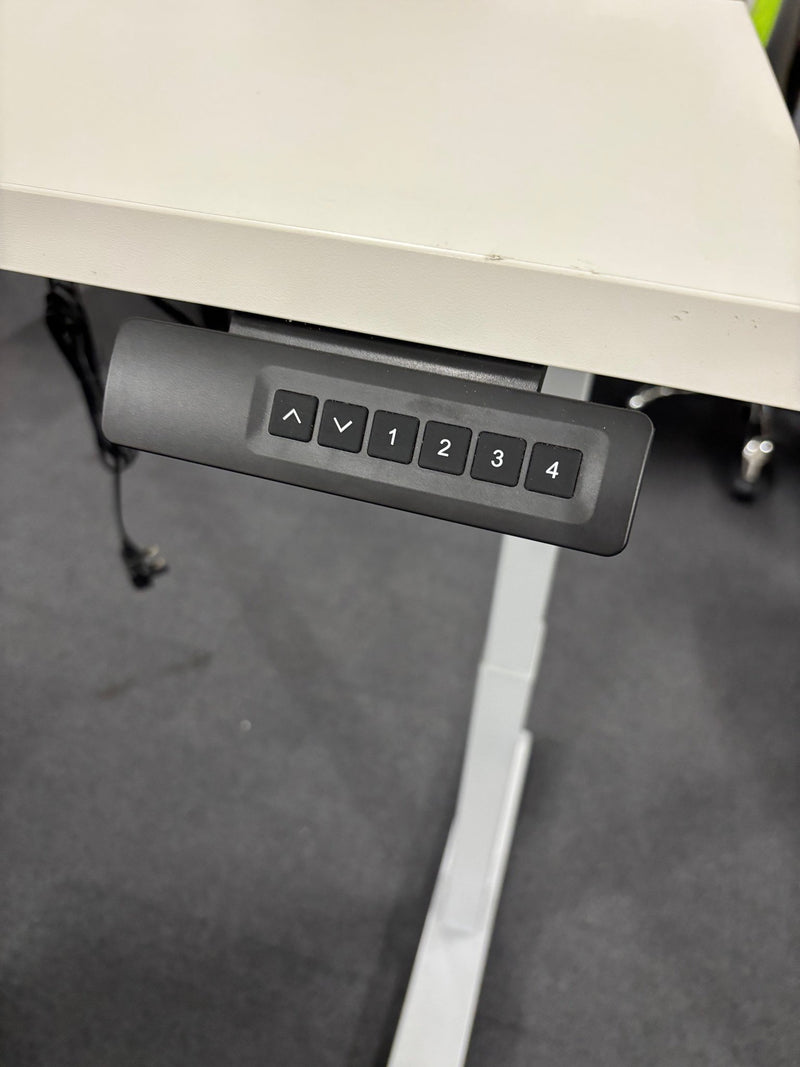 NEW height adjustable expandable electric frame. Dual Motor with 3 programmable memory, 100kg load. Sit/Stand reminder. Frame color available in Black, silver or white. PRICE INC VAT AND  A DESKTOP FROM 1200 TO 1600L