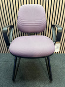 Switch Pink Fabric Cantilever Framed Meeting Chair  3425 3 image