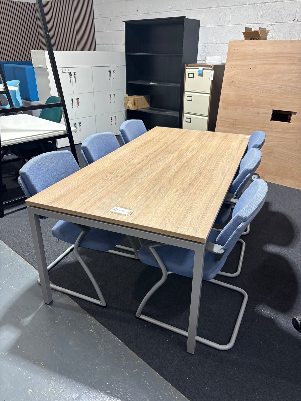 American Oak meeting table (choose size)