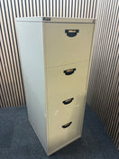 Triumph 4 drawer filing cabinet in grey metal