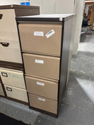 Tall 4 drawer metal filing cabinet  J3953