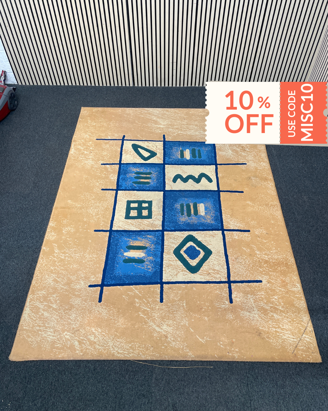 Cream pattern rug (L 230 x W 170 cm) 3126