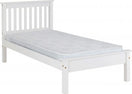Switch NEW Monaco 3ft pine OR White framed bed - low or high foot end 2 image