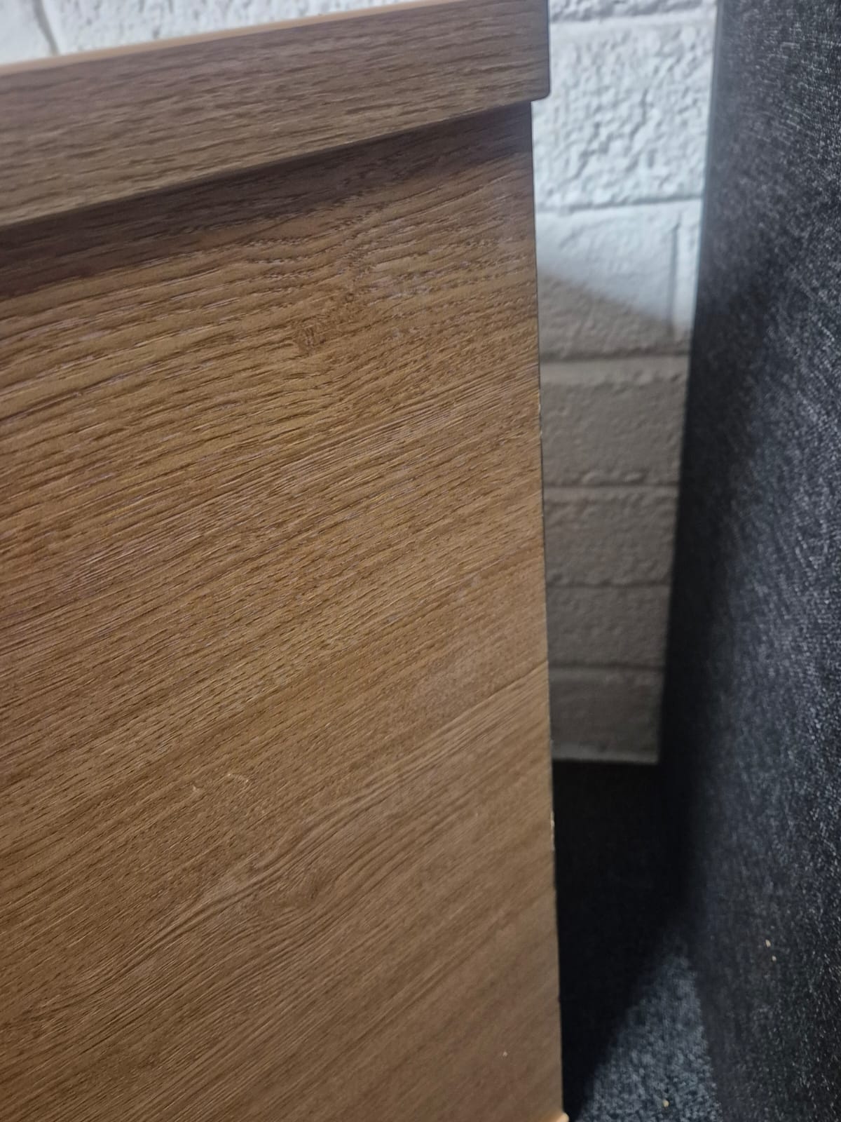 SECONDHAND 2 drawer oak filing cabinet (H 720 x W 420 x D 60 mm) 3125