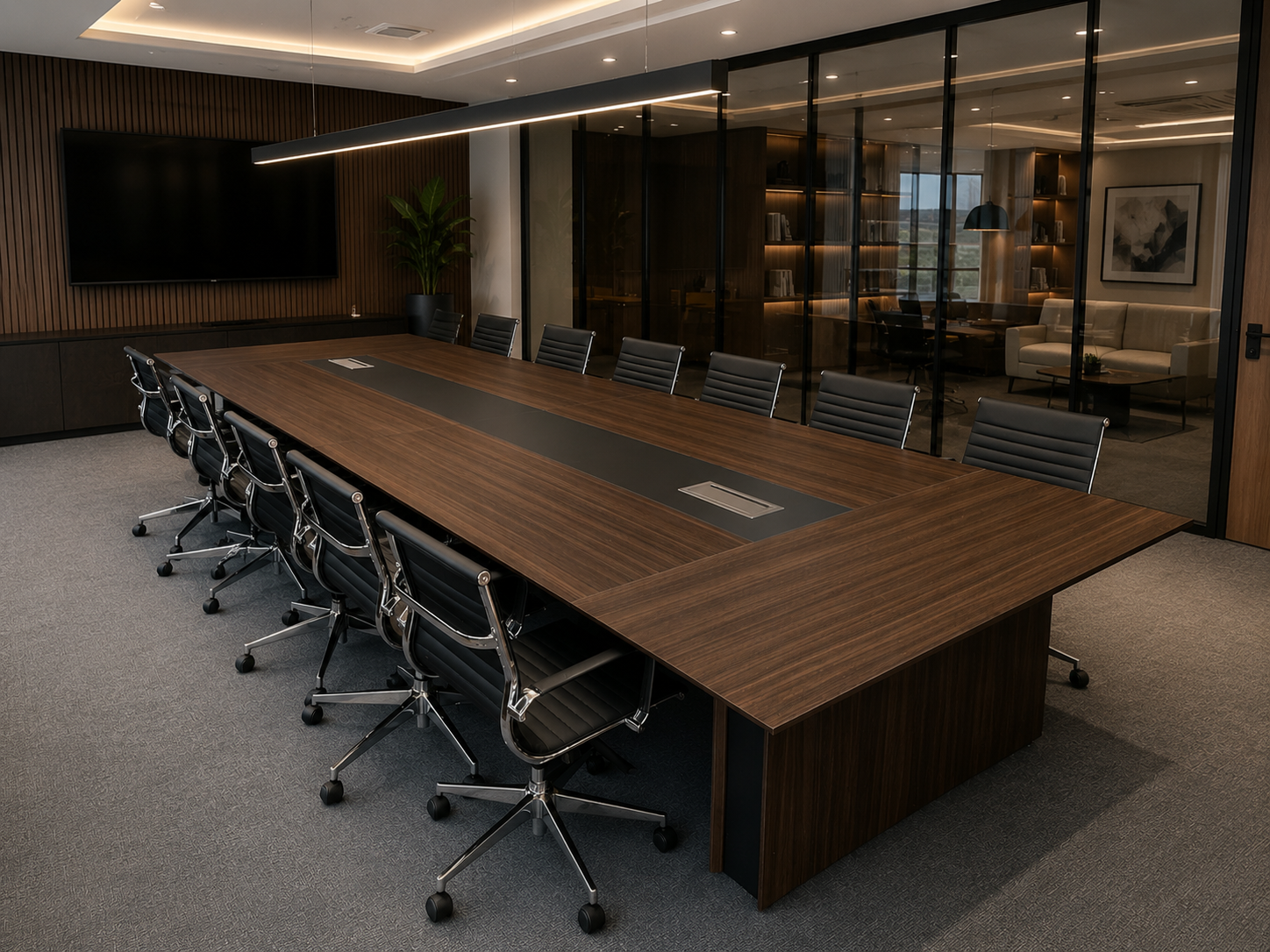 Parnell 4.2mtr Boardroom Table