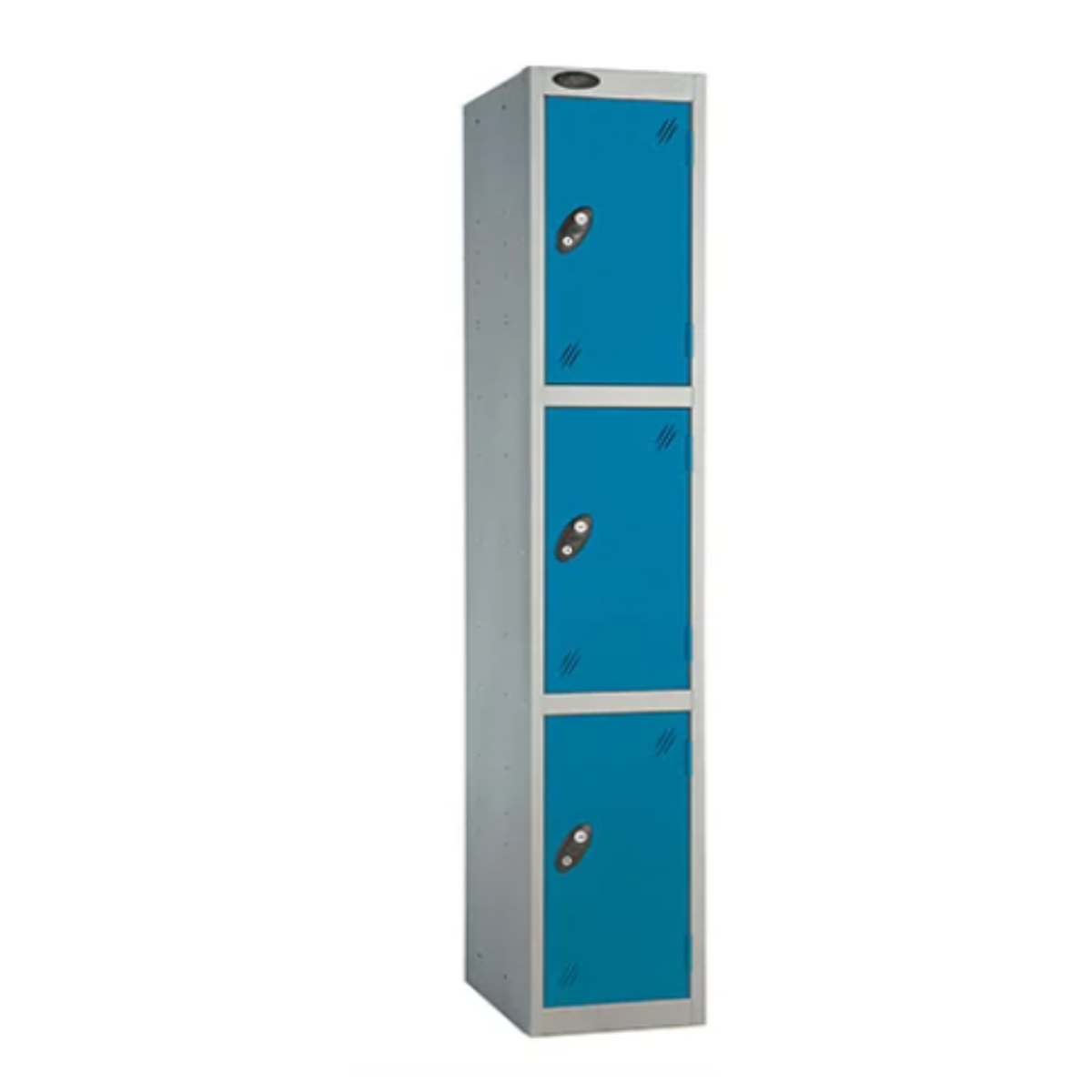 NEW Probe 3 door personal lockers cw keys 1780Hx305Wx460D BLUE and GREY