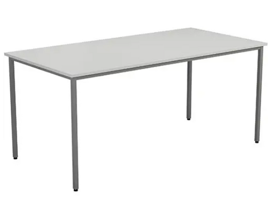 Flexi 25 rectangular table with silver or graphite frame 1800mm x 800mm - Various finishes