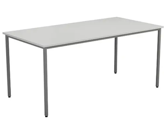Rectangular Canteen table with silver or graphite frame 1800mm x 800mm - Various finishes