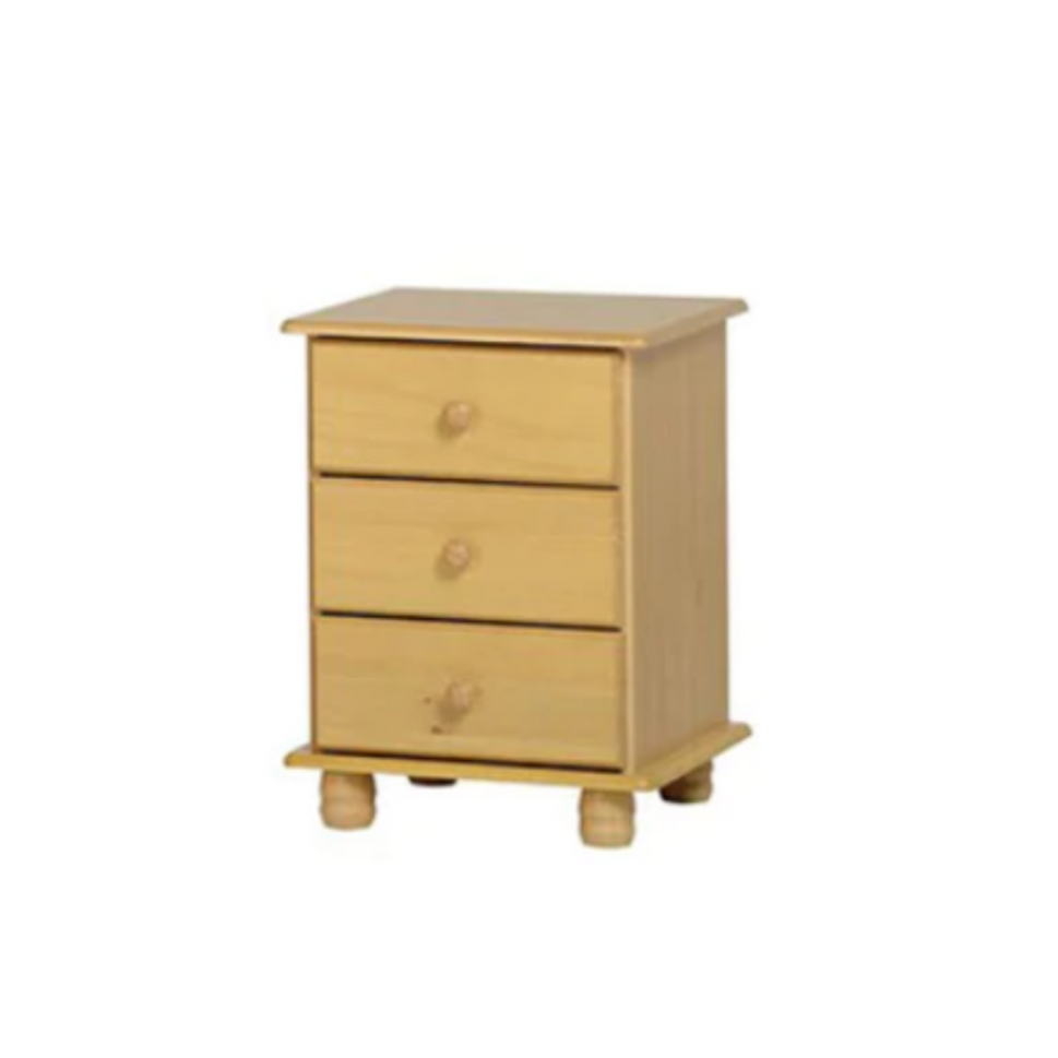 NEW Saturn pine 3 dwr locker.  Flatpacked €85 Assembled €125