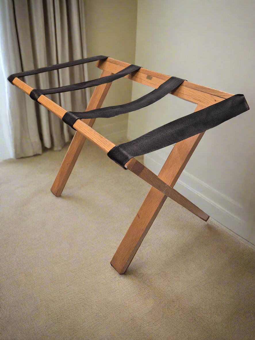 Wooden Suitcase Holder - Ex Hotel stock