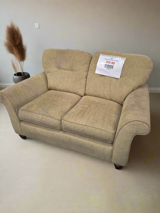 2 seater oatmeal fabric sofa  2125